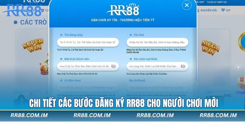 Chi tiết các bước đăng ký rr88 cho người chơi mới