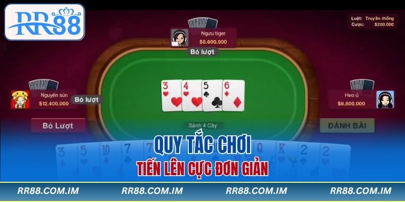 Quy tắc chơi tiến lên miền nam cực đơn giản