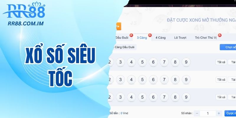 xổ số siêu tốc rr88